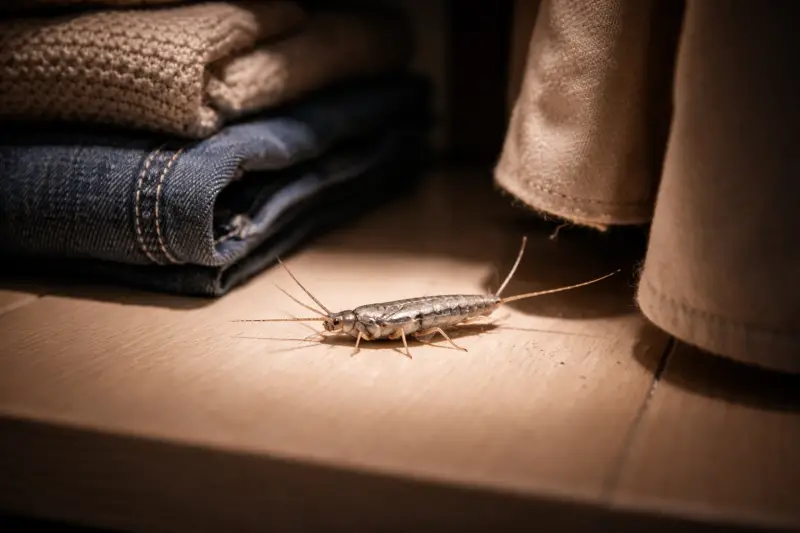 Why Silverfish Keep Appearing in California Closets Without Warning