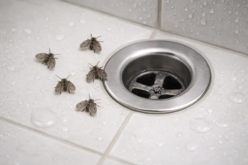 Why Tiny Flies Keep Coming Out of Bathroom Drains in Nebraska