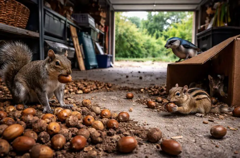 Who’s Dropping Acorns Inside My Garage in Pennsylvania