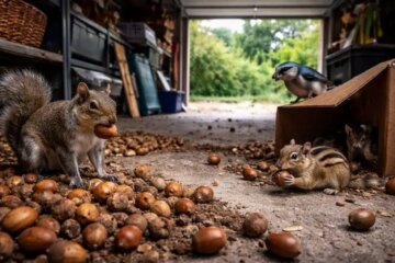 Who’s Dropping Acorns Inside My Garage in Pennsylvania?