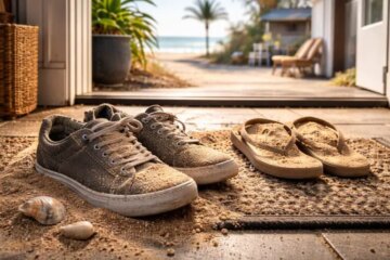 Why Are My Shoes Covered in Sand Every Morning in California?